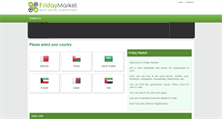 Desktop Screenshot of fridaymarket.com